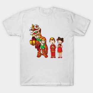 Chinese Dancing Celebration T-Shirt